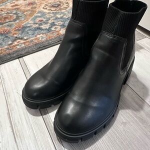 Madden Girl Black Ankle Booties